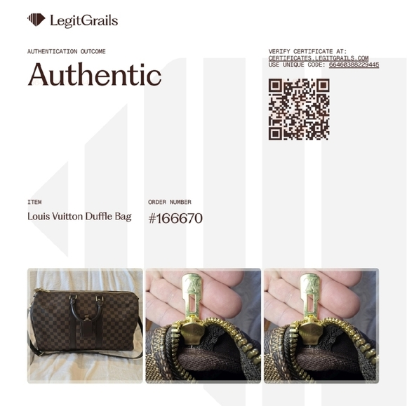 Louis Vuitton Brown Damier Keepall 45 - Picture 15 of 15